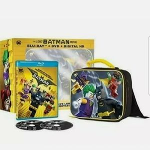 lego batman blu ray promo with lunchbox and cape